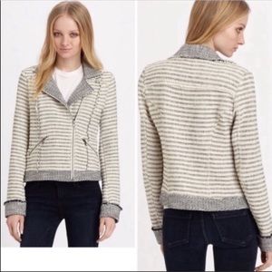 Ella moss / Salinas tweed moto jacket